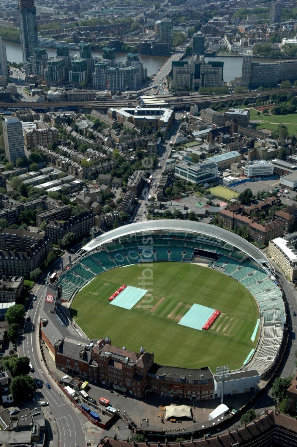 Luftaufnahme London - Stadion / Stadium Oval Cricket Ground London