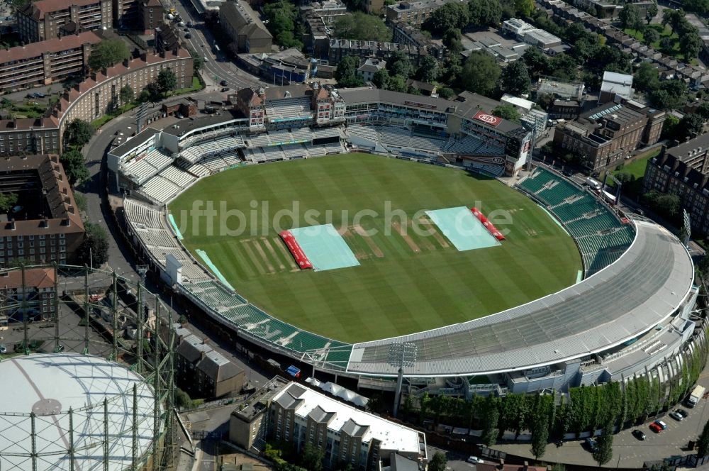 London aus der Vogelperspektive: Stadion / Stadium Oval Cricket Ground London