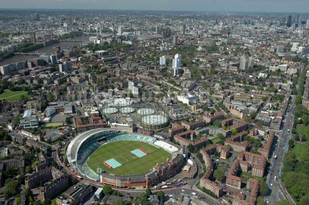 Luftaufnahme London - Stadion / Stadium Oval Cricket Ground London