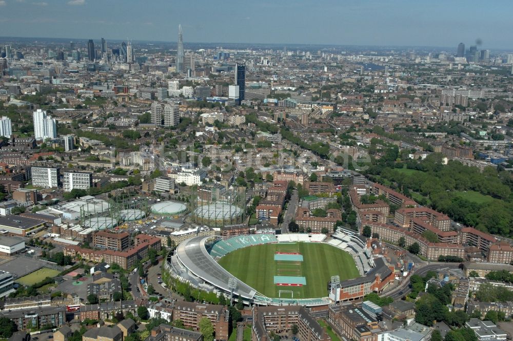 Luftaufnahme London - Stadion / Stadium Oval Cricket Ground London