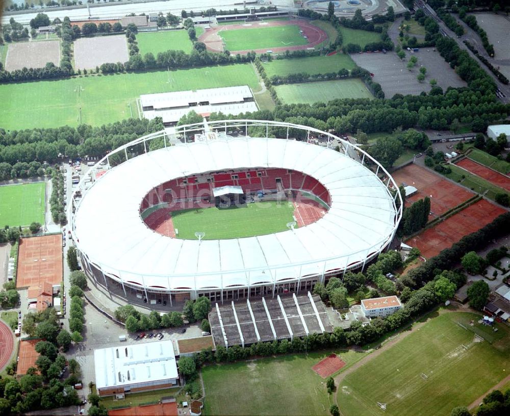 Stuttgart von oben - Stadion von Stuttgart.