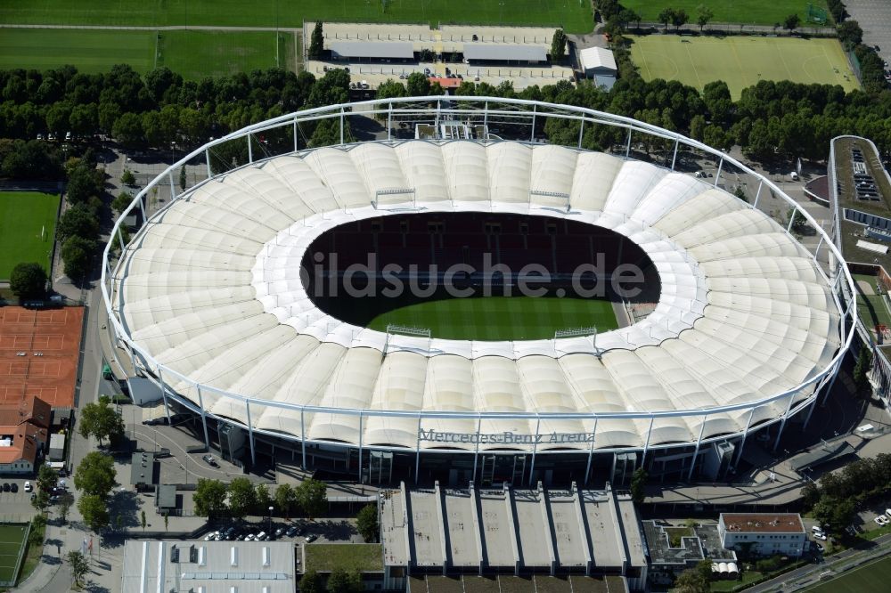 Luftbild Stuttgart - Stadion in Stuttgart im Bundesland Baden-Württemberg