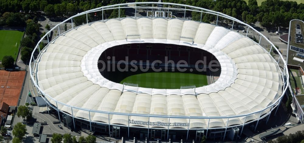 Luftaufnahme Stuttgart - Stadion in Stuttgart im Bundesland Baden-Württemberg