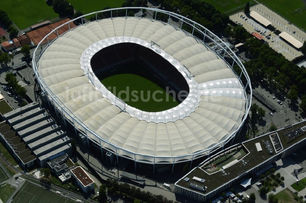 Stuttgart aus der Vogelperspektive: Stadion in Stuttgart im Bundesland Baden-Württemberg