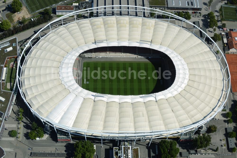 Stuttgart von oben - Stadion in Stuttgart im Bundesland Baden-Württemberg