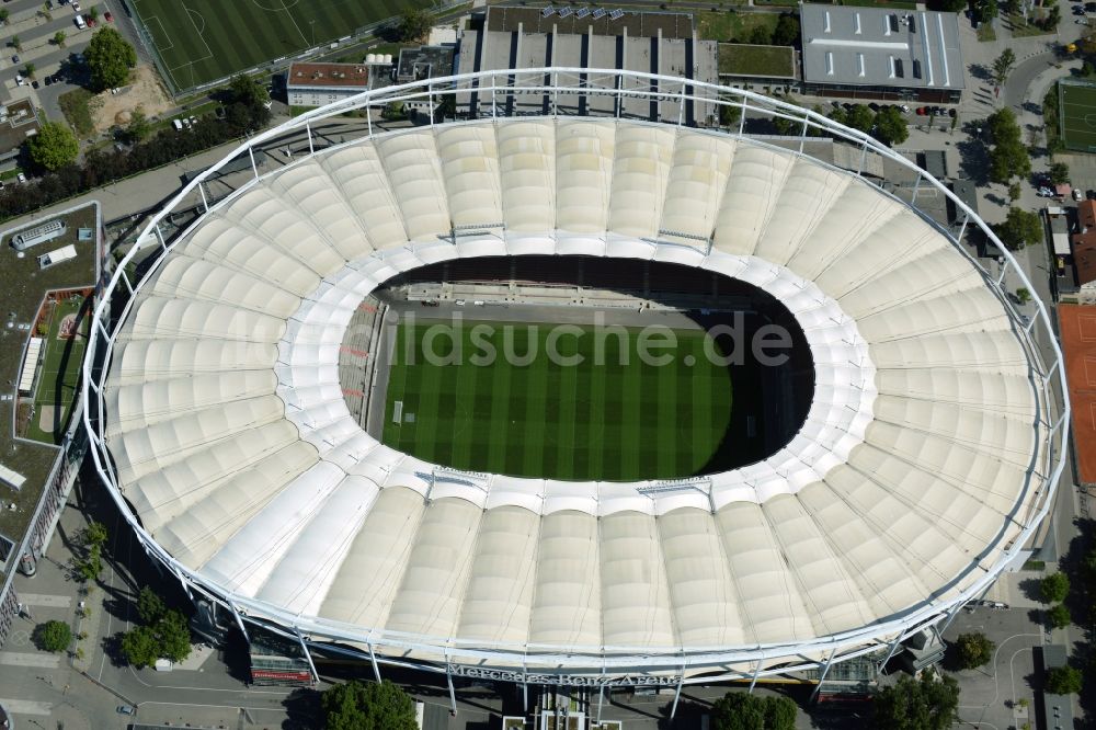 Stuttgart aus der Vogelperspektive: Stadion in Stuttgart im Bundesland Baden-Württemberg