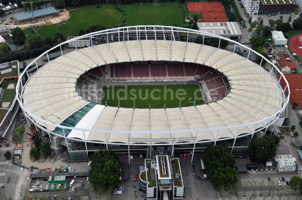 Stuttgart aus der Vogelperspektive: Stadion Stuttgart / Mercedes-Benz-Arena