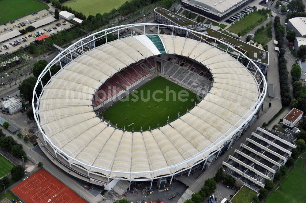 Stuttgart aus der Vogelperspektive: Stadion Stuttgart / Mercedes-Benz-Arena