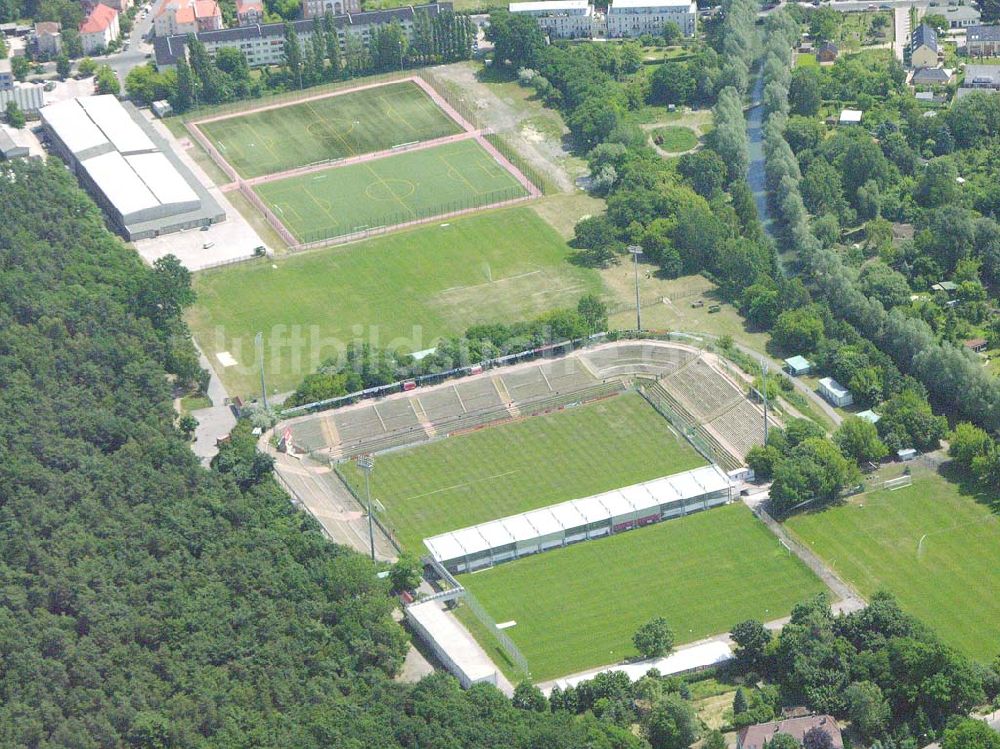 Luftbild Berlin - Köpenick - Stadion an der Wuhlheid