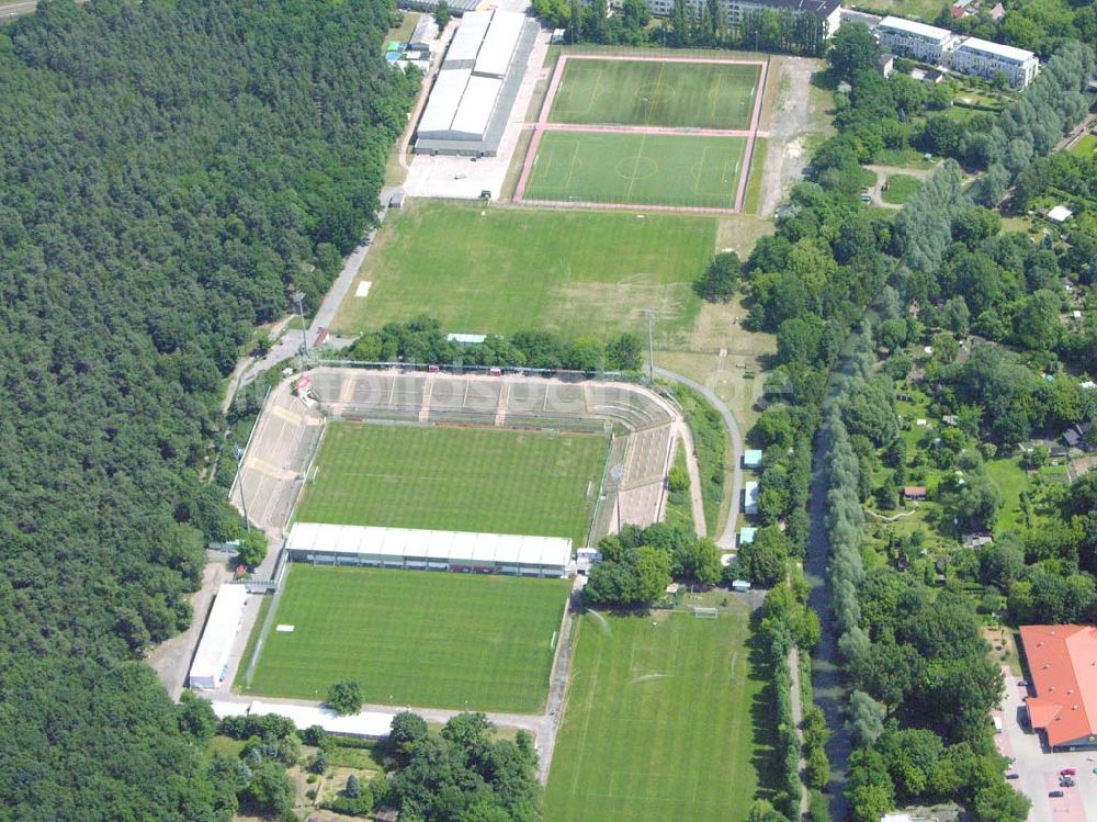 Luftaufnahme Berlin - Köpenick - Stadion an der Wuhlheid