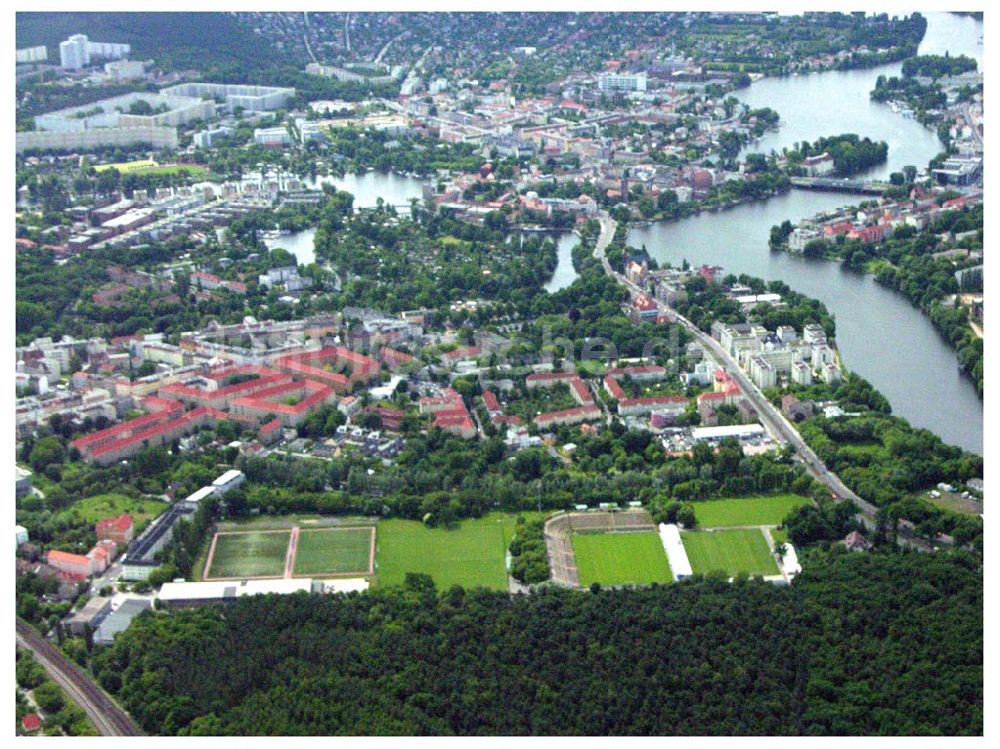 Luftbild Berlin - Stadion an der Wuhlheide