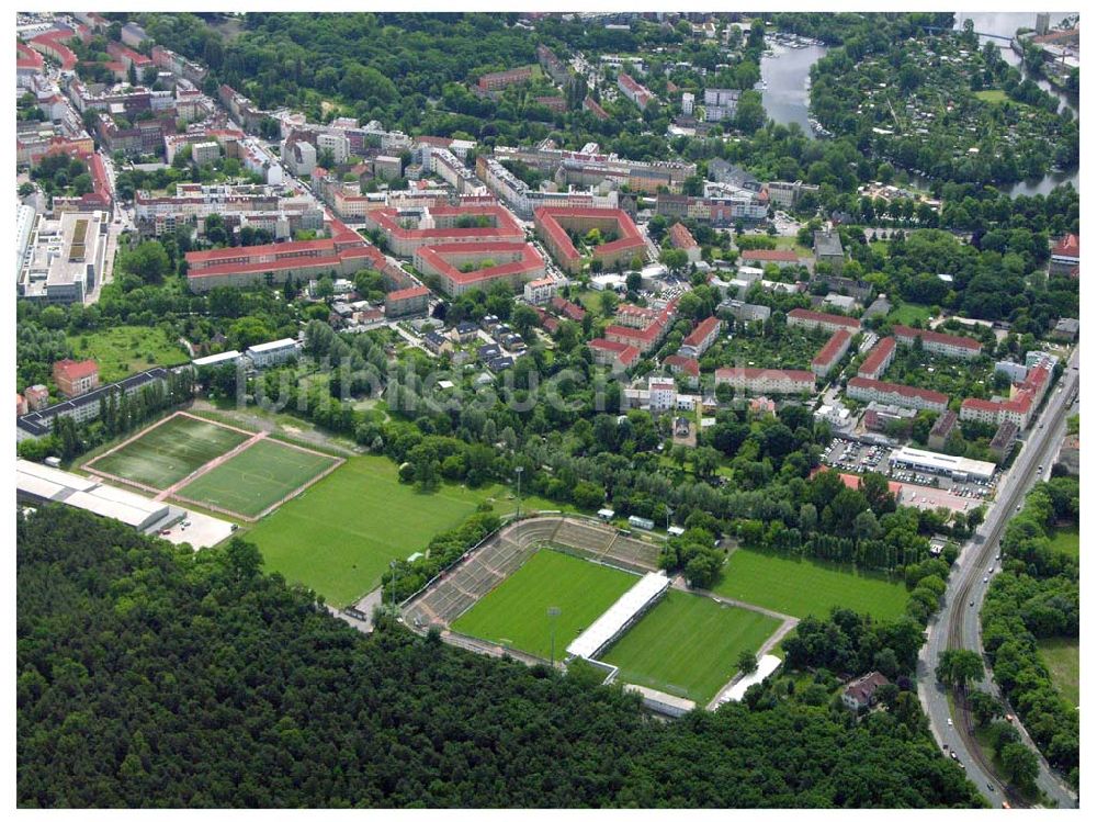 Luftaufnahme Berlin - Stadion an der Wuhlheide