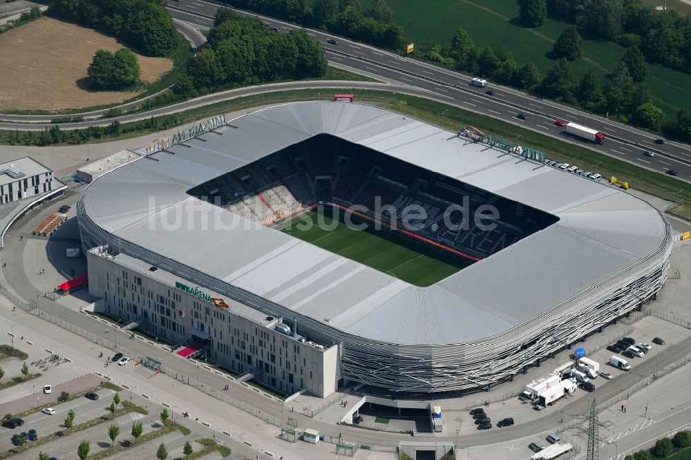 Luftbild Augsburg - Stadion WWK Arena Augsburg im Bundesland Bayern