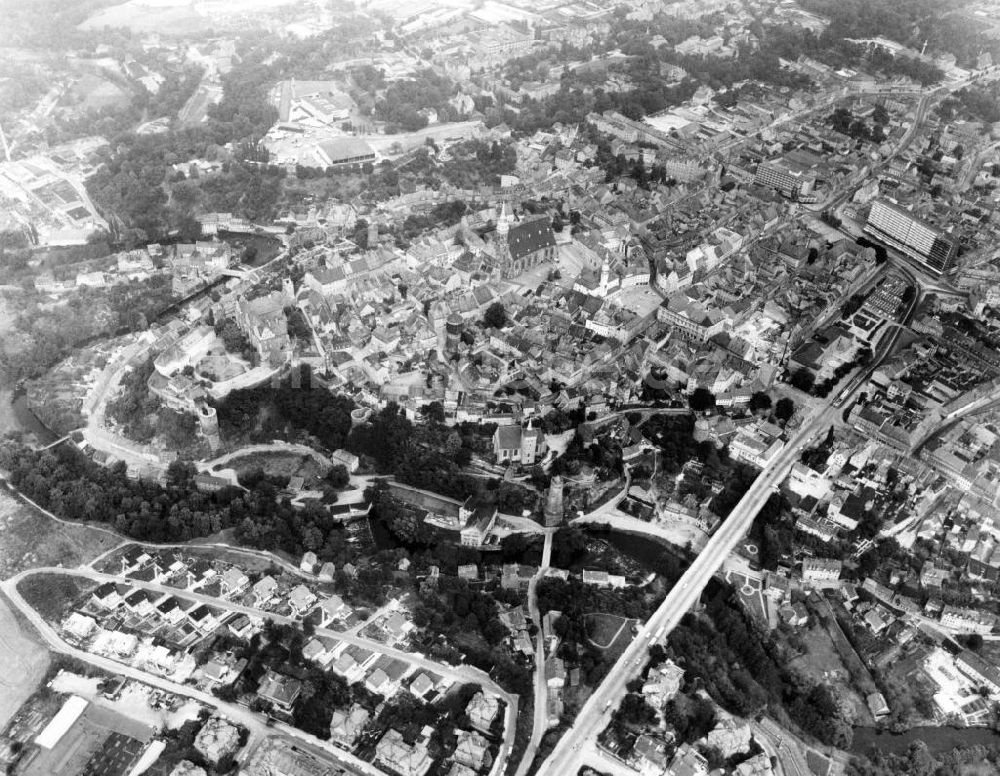 Luftbild Bautzen - Stadt Bautzen - Blick auf die Altstadt