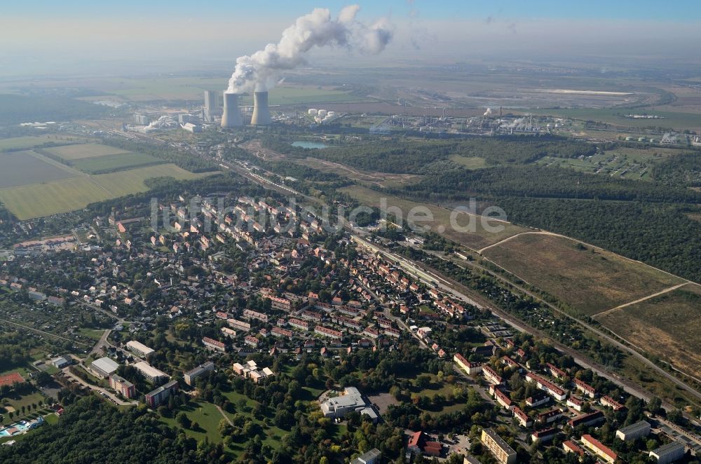 Luftbild Böhlen - Stadt Böhlen im Bundesland Sachsen