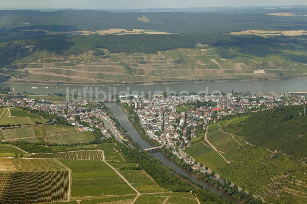 Bingen aus der Vogelperspektive: Stadt Bingen