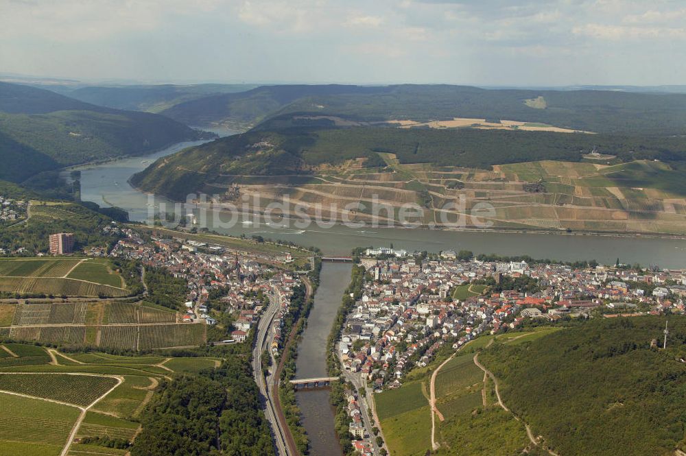 Luftbild Bingen - Stadt Bingen