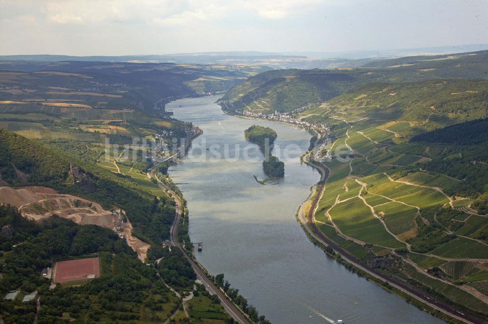 Luftaufnahme Bingen - Stadt Bingen