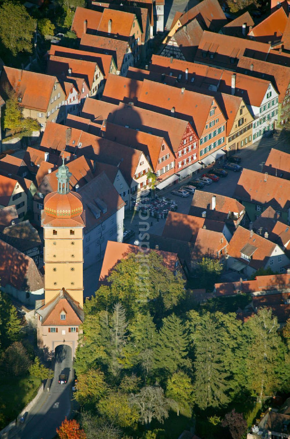 Dinkelsbühl von oben - Stadt Dinkelsbühl