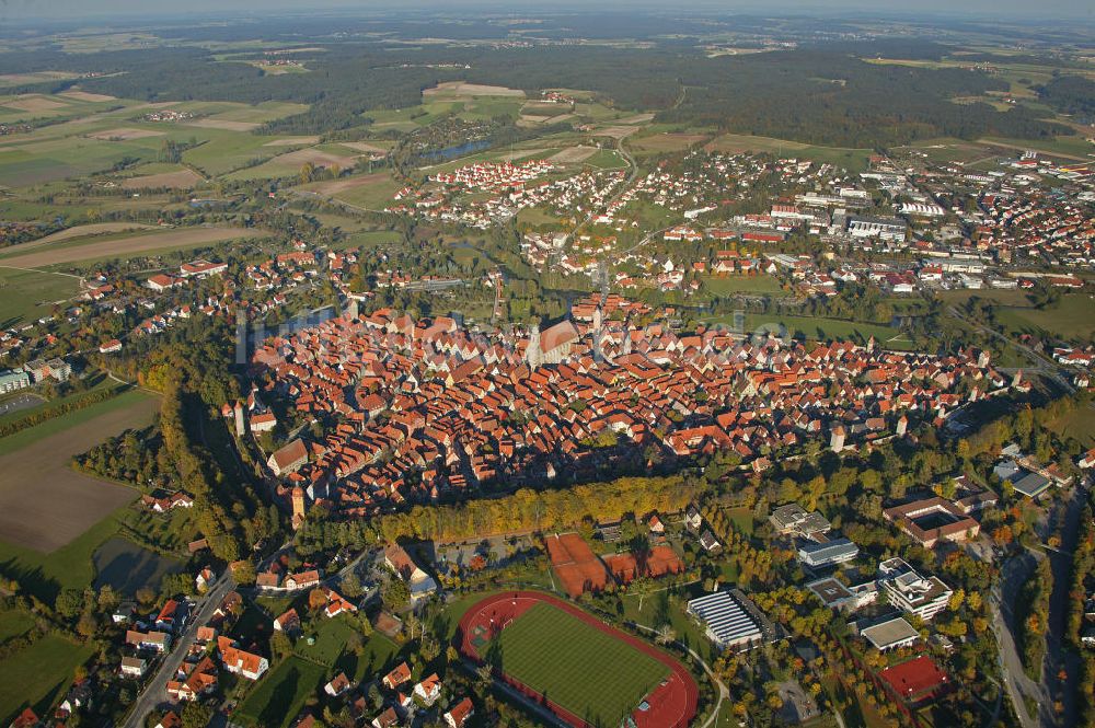 Dinkelsbühl aus der Vogelperspektive: Stadt Dinkelsbühl