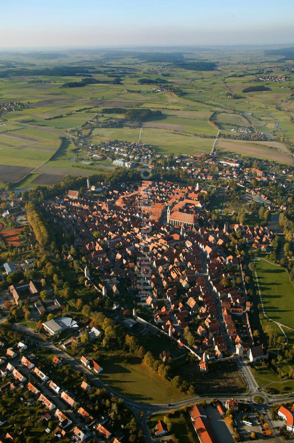 Luftaufnahme Dinkelsbühl - Stadt Dinkelsbühl