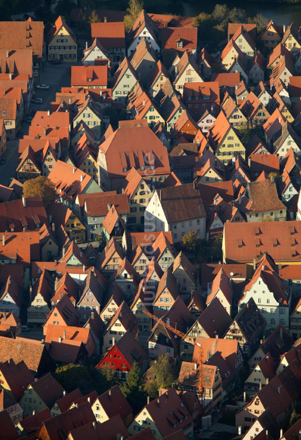 Luftaufnahme Dinkelsbühl - Stadt Dinkelsbühl