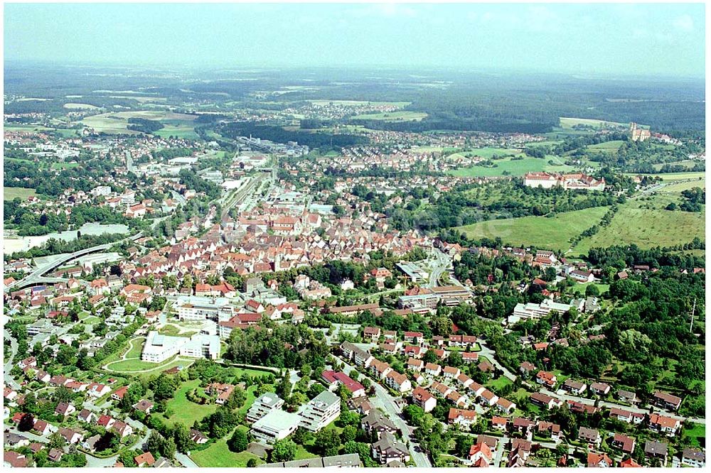 Luftbild Ellwangen - Stadt Ellwangen