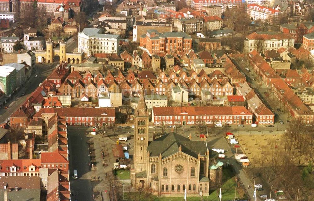 Luftbild Potsdam - 06.03.95 Stadt Potsdam, Holländerviertel