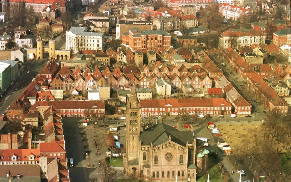 Potsdam von oben - 06.03.95 Stadt Potsdam, Holländerviertel