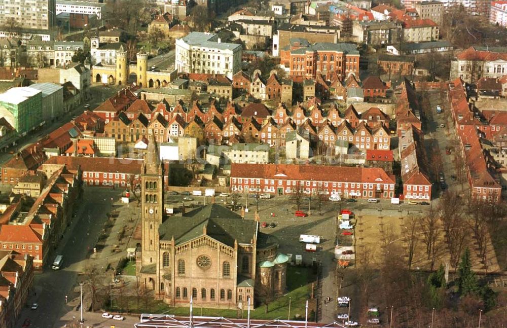 Potsdam aus der Vogelperspektive: 06.03.95 Stadt Potsdam, Holländerviertel