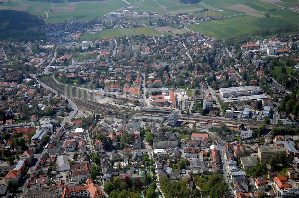 Luftaufnahme Traunstein - Stadt Traunstein in Bayern