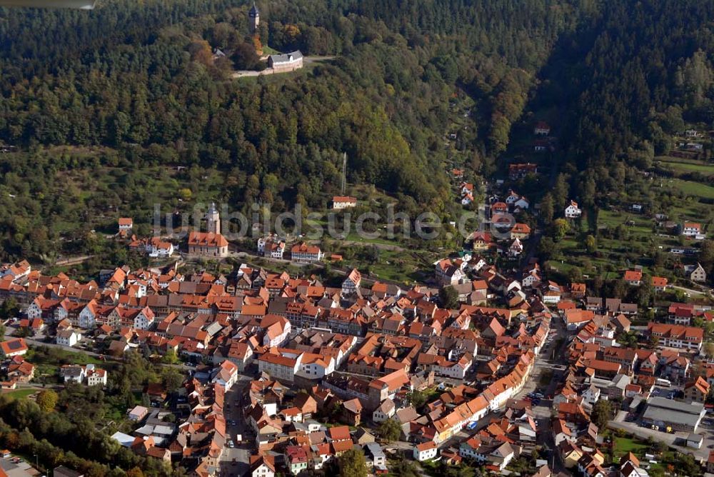 Luftbild Wasungen - Stadt Wasungen im Werratal