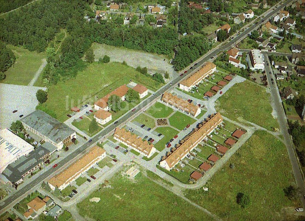 Luftaufnahme Schwarzheide / Brandenburg - Stadtanischt von Schwarzheide