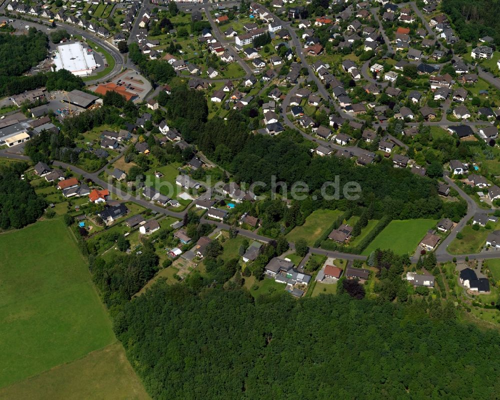 Luftbild Wissen - Stadtanischt von Wissen im Bundesland Rheinland-Pfalz