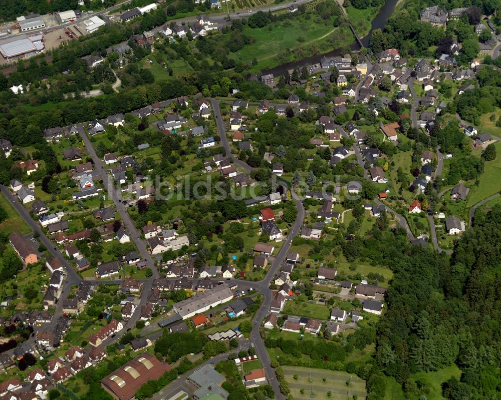 Luftbild Wissen - Stadtanischt von Wissen im Bundesland Rheinland-Pfalz