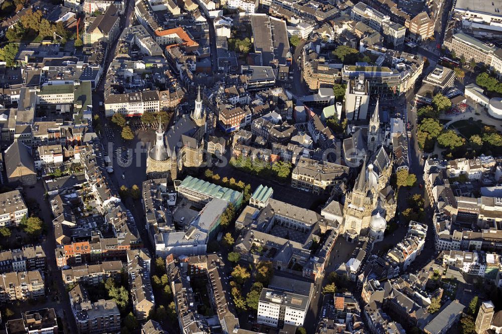 Aachen aus der Vogelperspektive: Stadtansicht Aachen