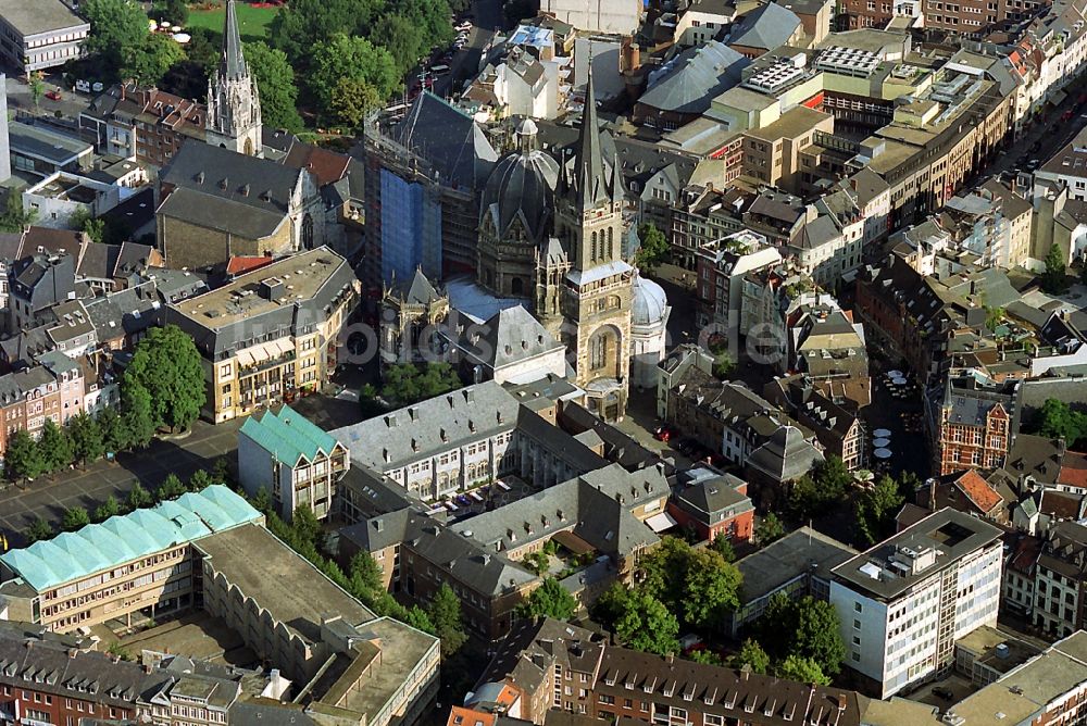 Luftbild Aachen - Stadtansicht auf die Aachener Altstadt Aachen im Bundesland Nordrhein-Westfalen