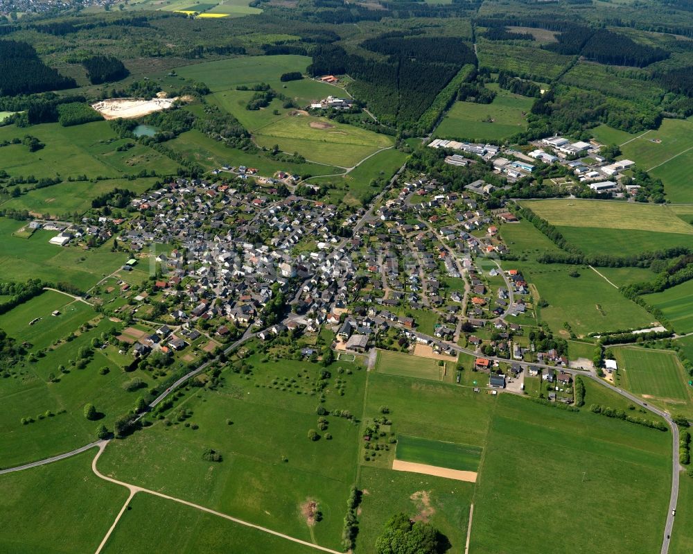 Alpenrod aus der Vogelperspektive: Stadtansicht von Alpenrod im Bundesland Rheinland-Pfalz