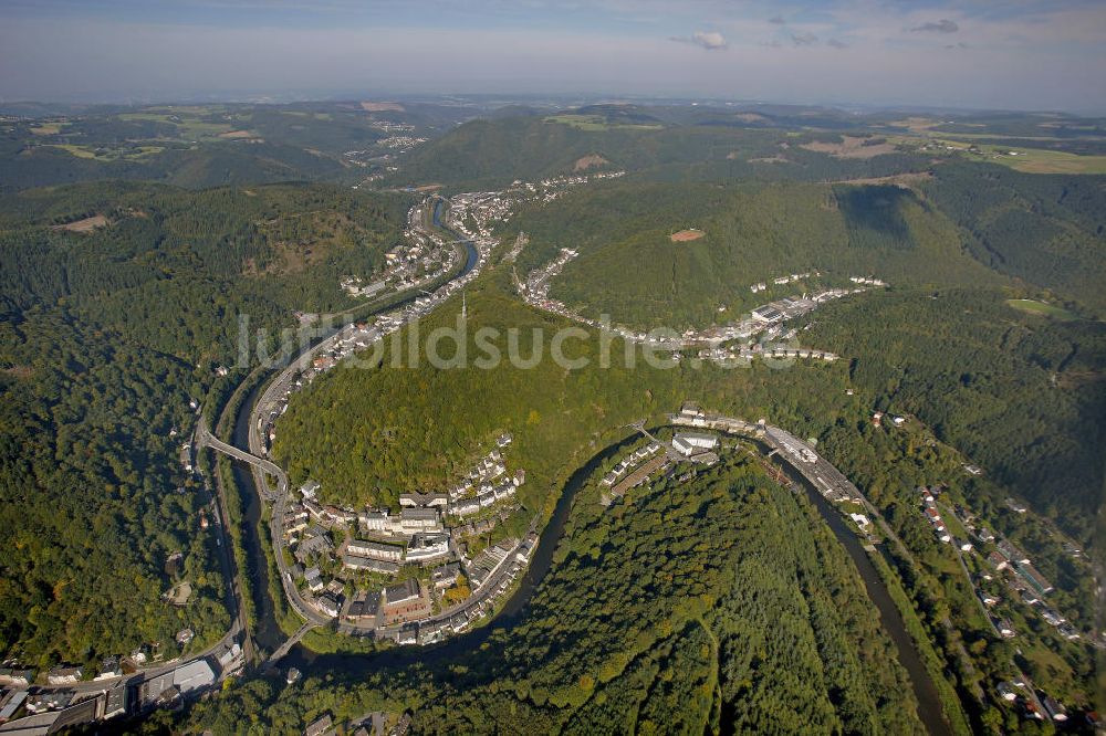 Altena von oben - Stadtansicht Altena