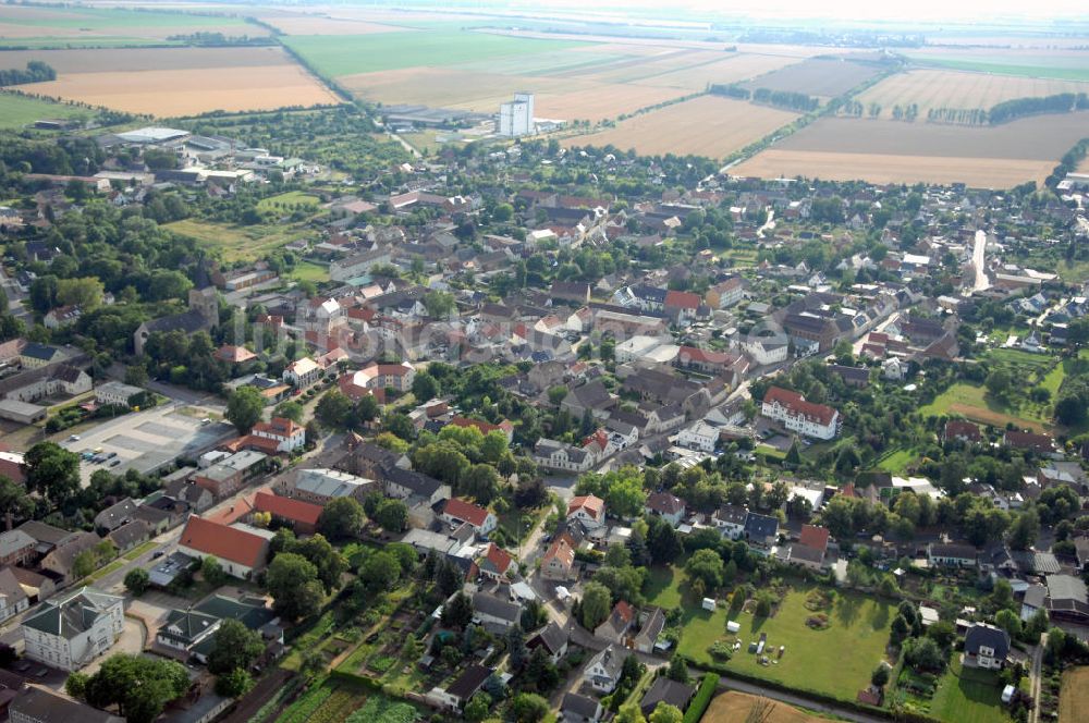 Altenweddingen aus der Vogelperspektive: Stadtansicht Altenwedding