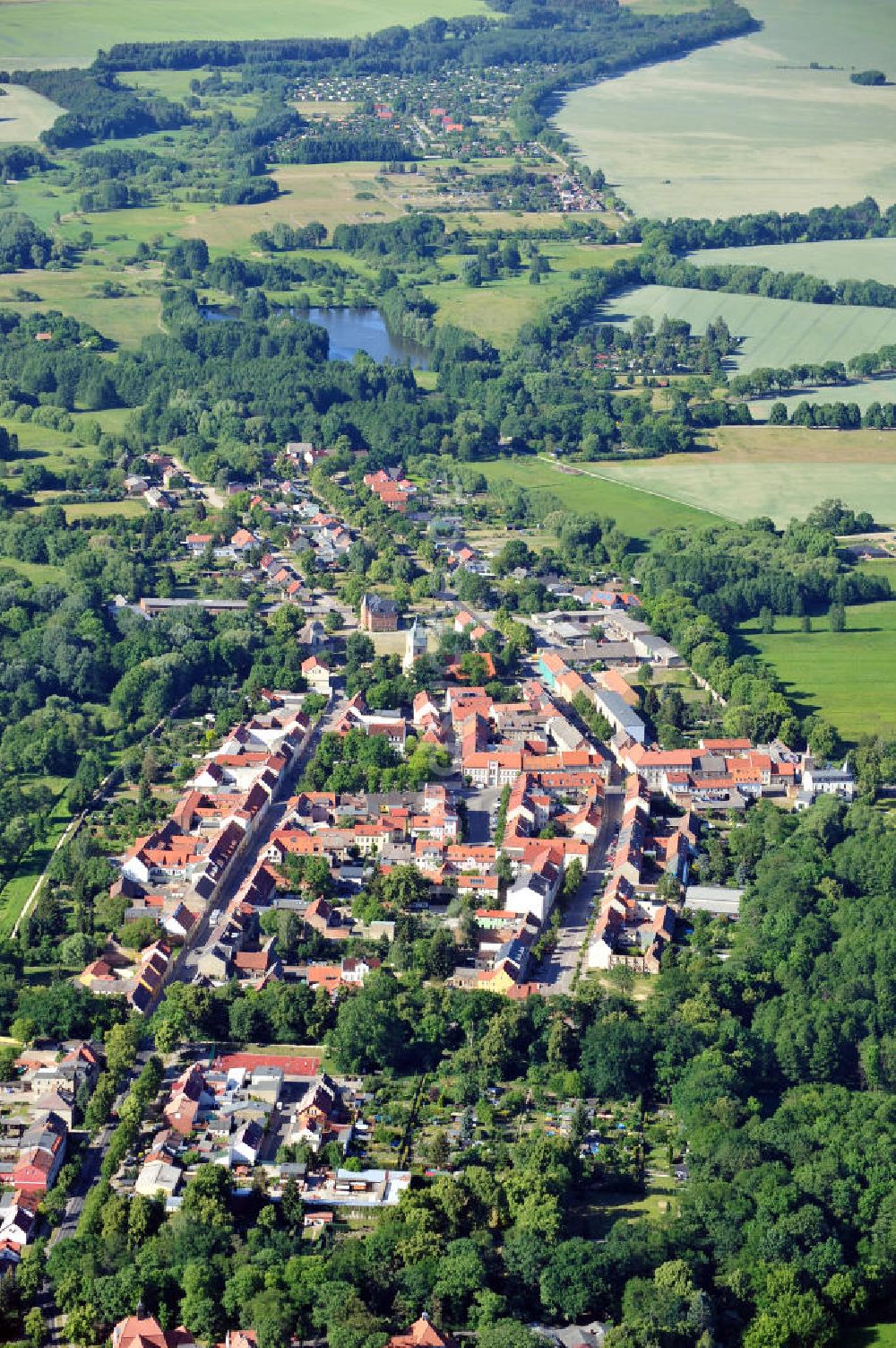 Luftaufnahme Altlandsberg - Stadtansicht von Altlandsberg