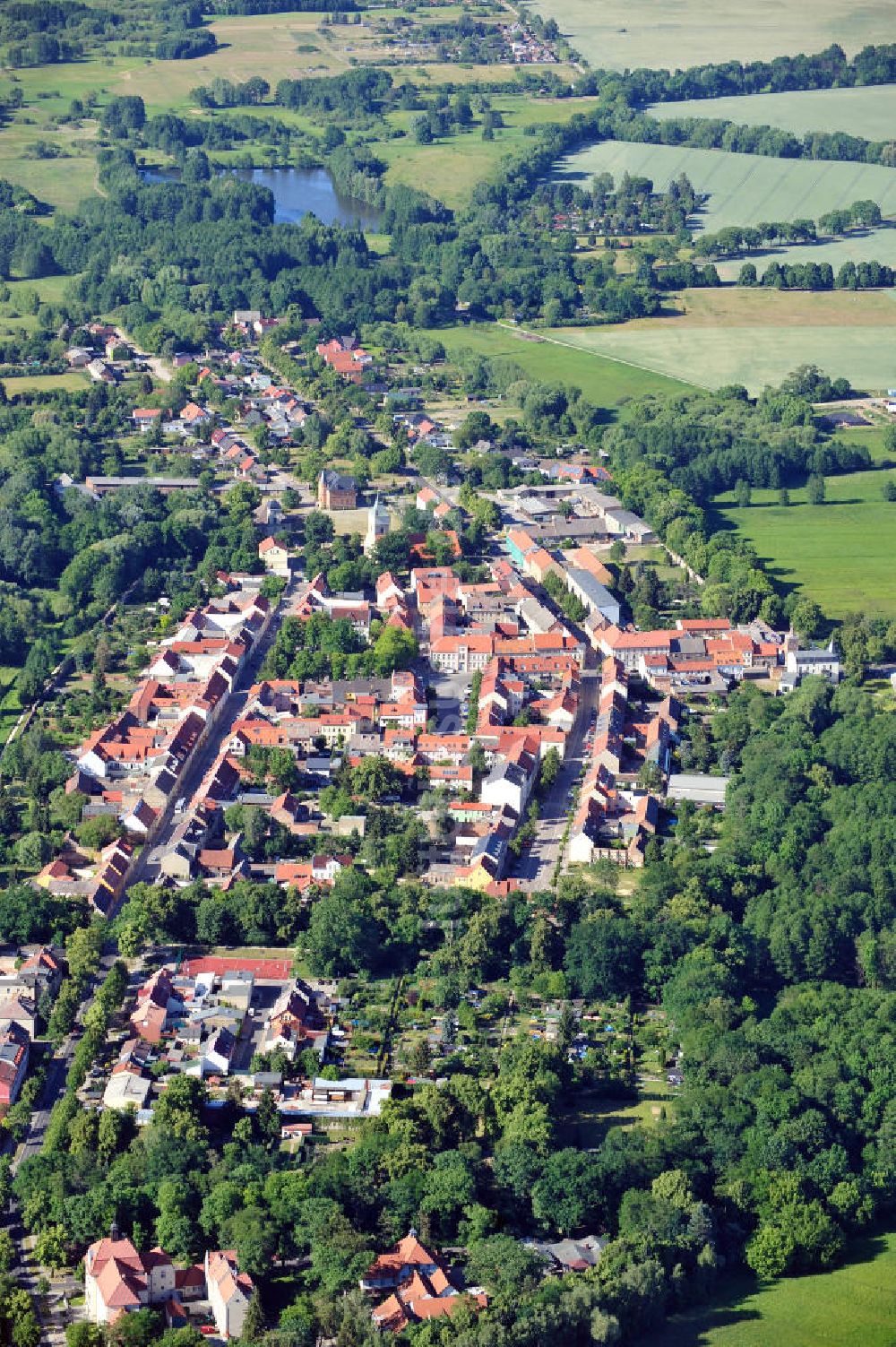 Altlandsberg von oben - Stadtansicht von Altlandsberg