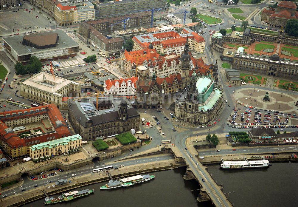 Luftbild Dresden - Stadtansicht Altstadt Dresden