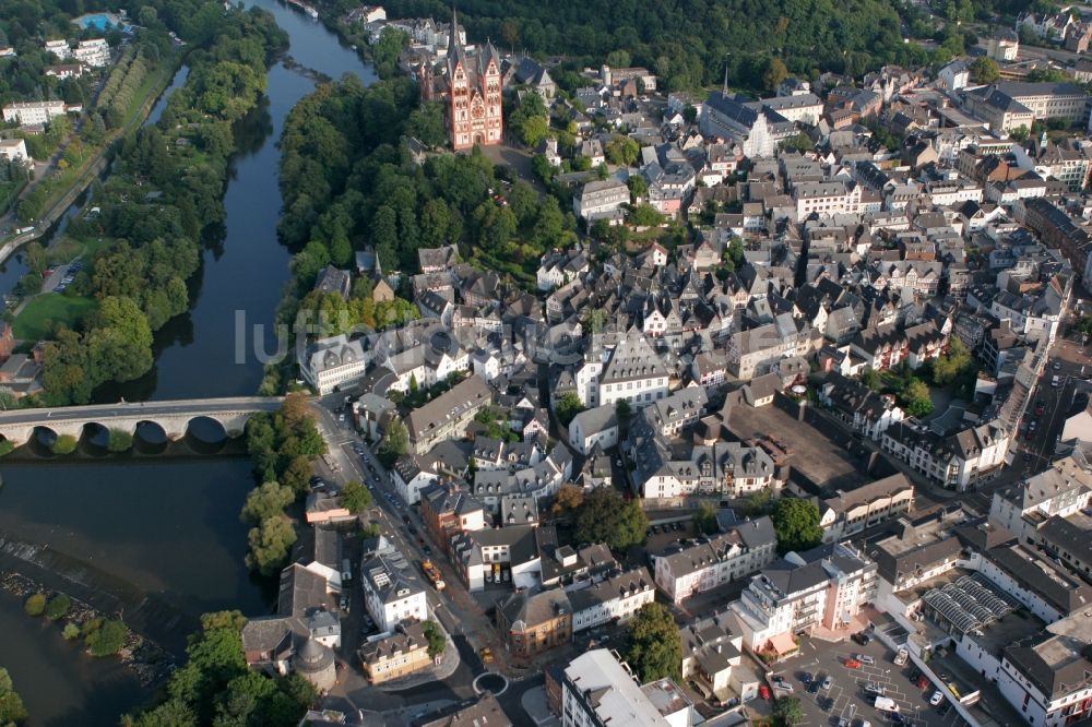 Luftbild Limburg an der Lahn - Stadtansicht der Altstadt von Limburg an der Lahn im Bundesland Hessen