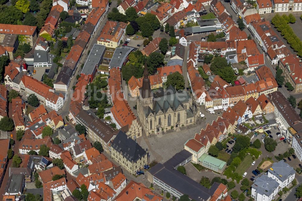 Luftbild Osnabrück - Stadtansicht vom Altstadtzentrum Osnabrück im Bundesland Niedersachsen