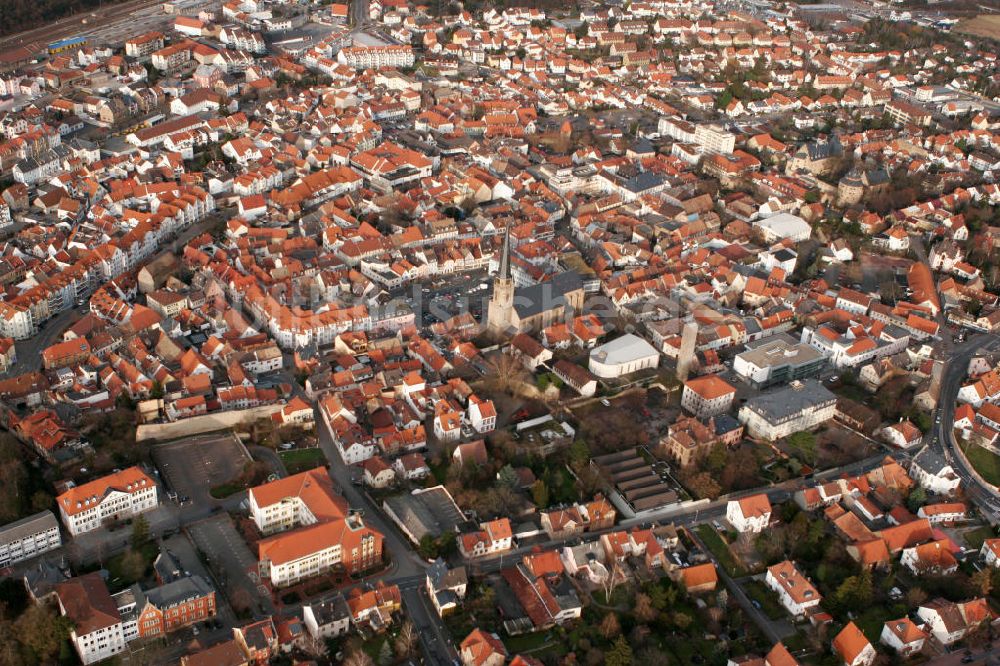 Luftbild Alzey - Stadtansicht Alzey