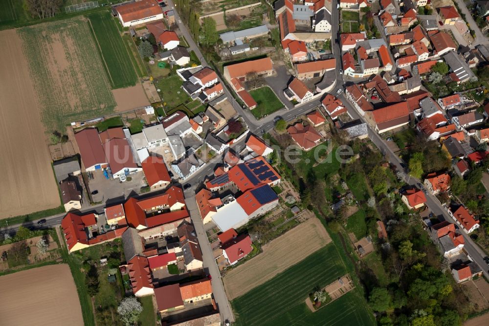 Alzey OT Dautenheim aus der Vogelperspektive: Stadtansicht von Alzey-Dautenheim im Bundesland Rheinland-Pfalz