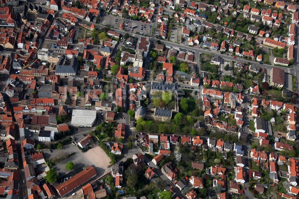 Luftaufnahme Alzey - Stadtansicht von Alzey im Bundesland Rheinland-Pfalz