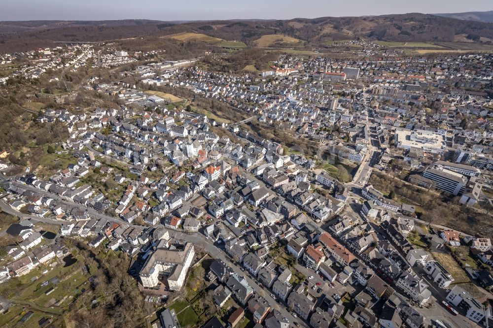 Luftbild Arnsberg - Stadtansicht in Arnsberg im Bundesland Nordrhein-Westfalen, Deutschland