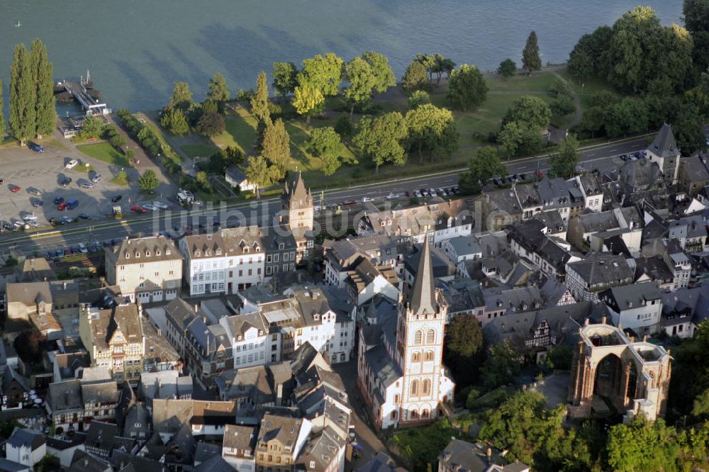 Bacharach von oben - Stadtansicht Bacharach